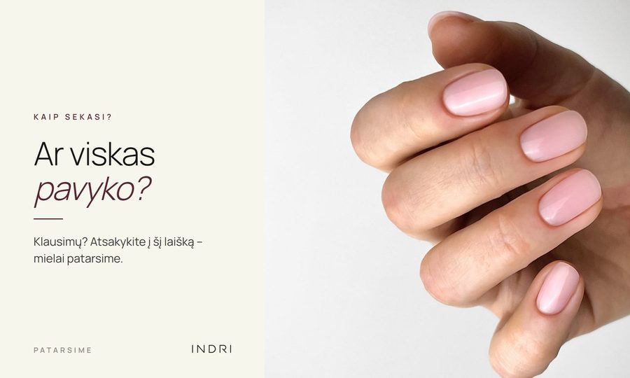 INDRI el. laiškas — Kaip sekasi?