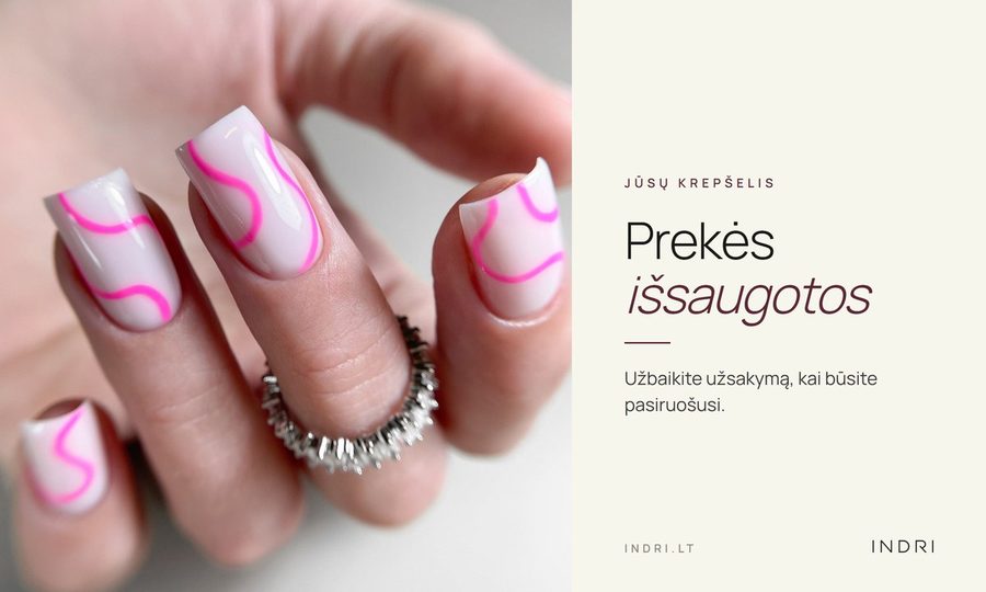 INDRI el. laiškas — Paliktas krepšelis